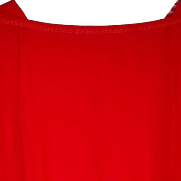 Soft Surroundings Long-Sleeved Lisse Tunic - Red - L - Picture 7 of 10